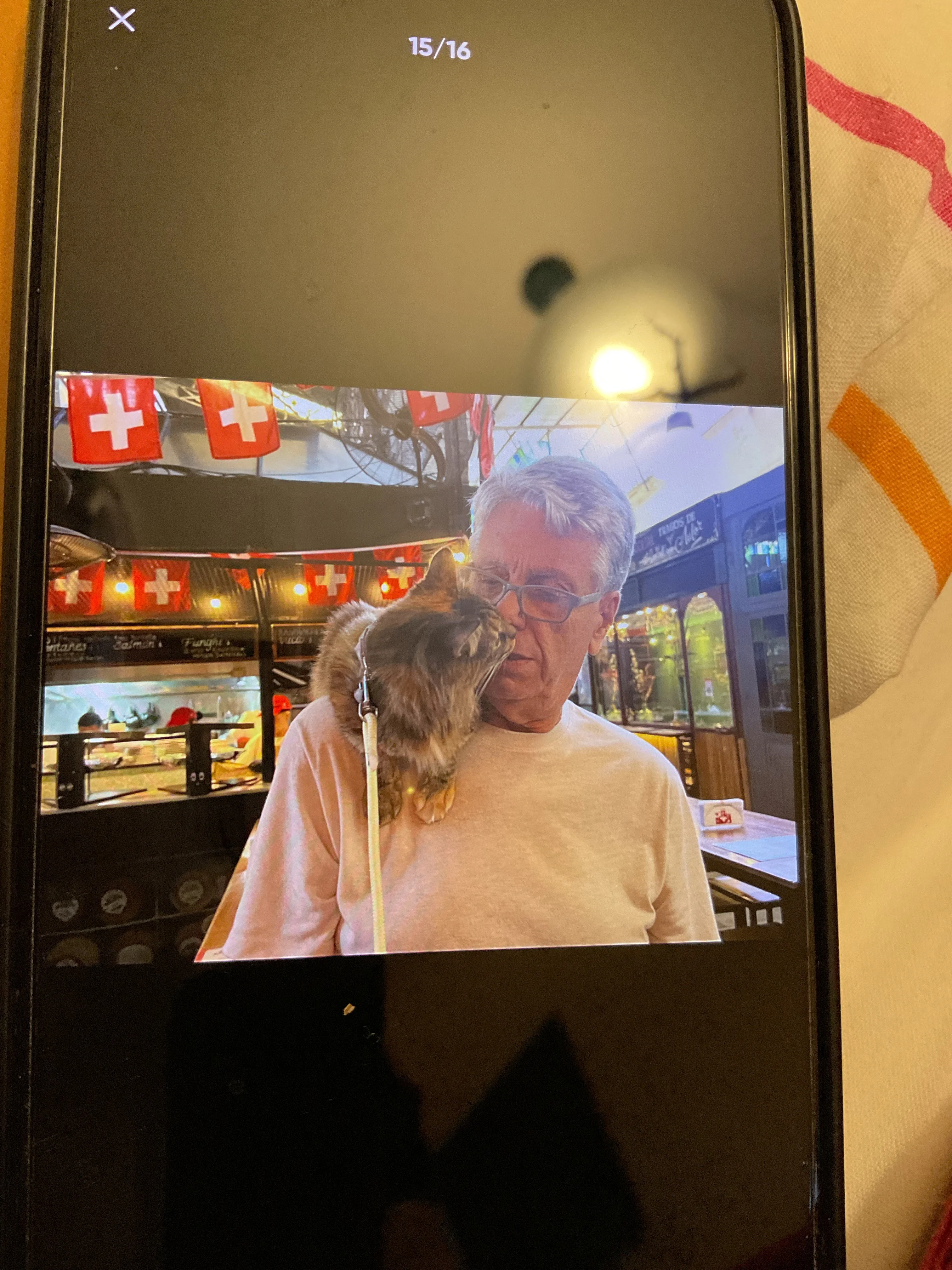 Dans un restaurant à Buenos Aires