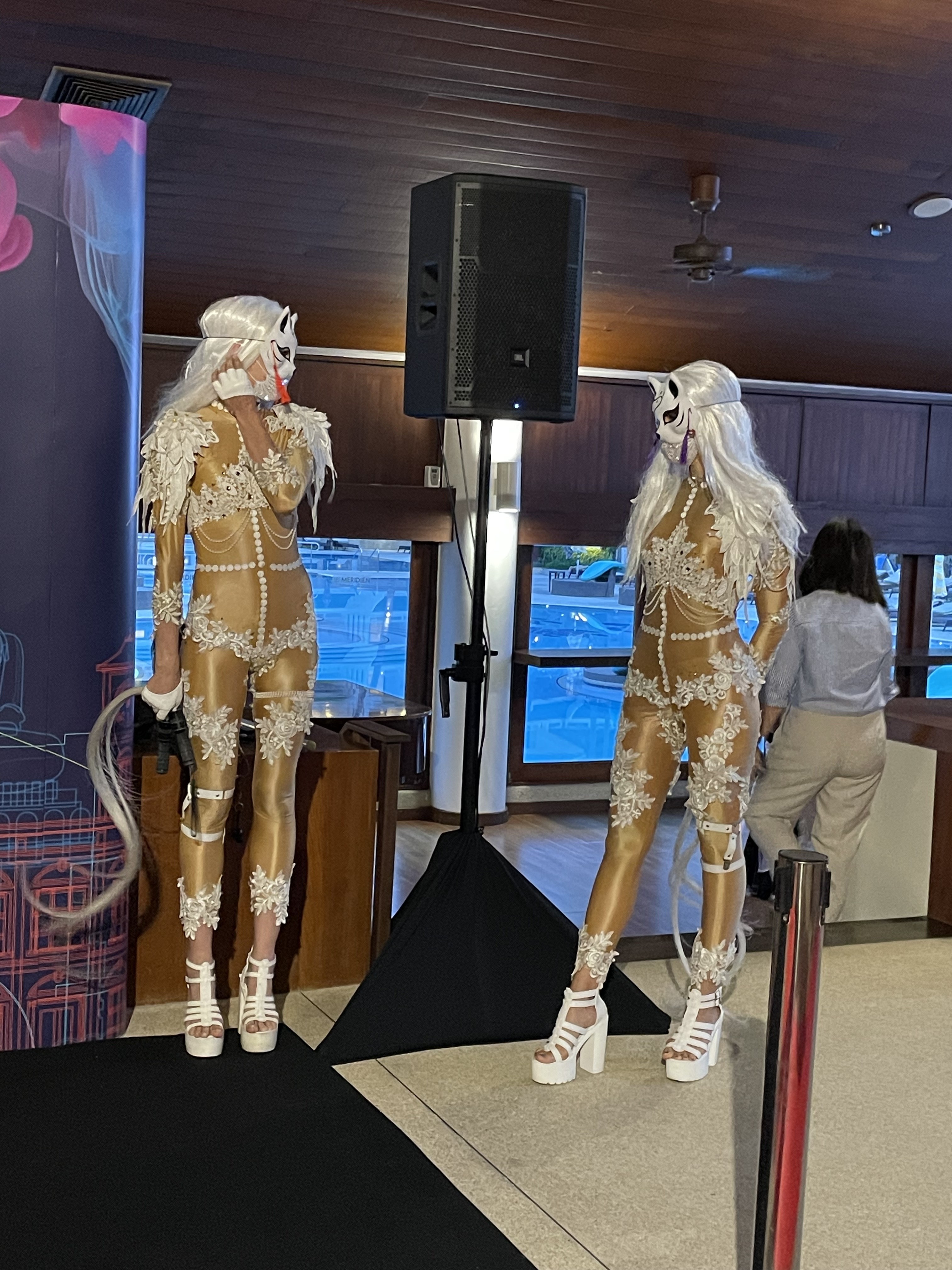 Au Méridien, danseuses chat